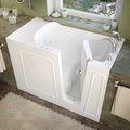 Meditub MediTub Walk-In 26 x 53 Right Drain White Whirlpool Walk-In Bathtub 2653RWH